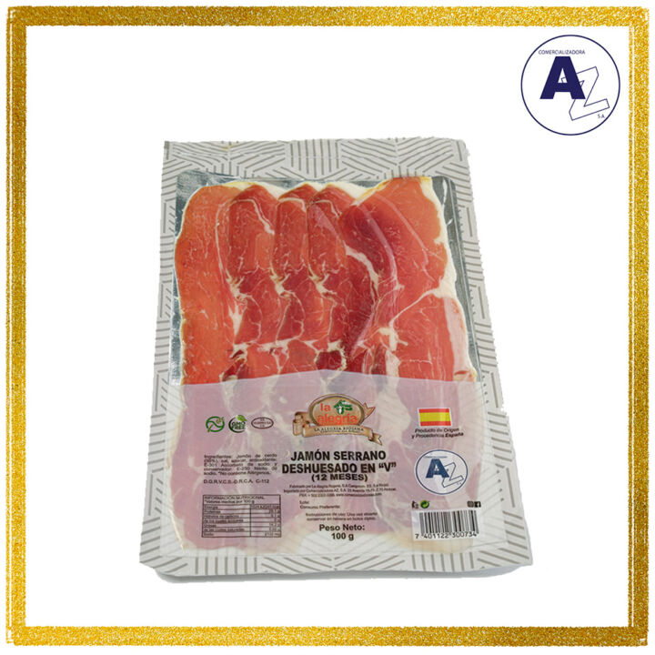 Alegría Jamón Serrano Deshuesado X 100gm Marketplace Cámara Oficial De Comercio Española En 9578